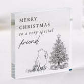 Special Friend Christmas Acrylic Plaque, Friendship Keepsake, Gift for Bestie