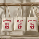 Team Bride Tote Bag Gift Bridesmaid Maid of Honour Mother of the Bride Groom Flower Girl Bridal Shower Gift Hen Beach Party Trip Keepsake
