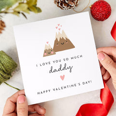 Valentine's Day Card for Daddy Cute Heartwarming Personalised Card from Daughter Son Thoughtful Gift Dad First Valentines Day 1st Love You