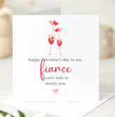 Valentine's Day Card For Fiancee I Can'T Wait To Marry You Card For Her Him Fiancee Engaged Engagement Last Valentines Before Marriage Gift