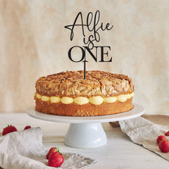 Wooden First Birthday Cake Topper with Name One Two Cake Topper Kids Party Decor Custom First Birthday AF9