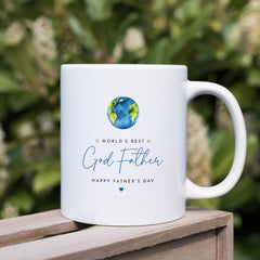 World's Best God Father Mug Father's Day Gift from Goddaughter Grandson Meaningful Present Keepsake Coffee Cup Godfather