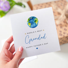 World’s Best Grandad Father’s Day Card Thoughtful Keepsake for a Wonderful Grandfather Card for Grandpa