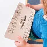 Baby Birth Gift, Personalised Breakfast Board, Christmas Gift For Kids, Birthday Christening Baptism Gift