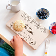 Baby Birth Gift, Personalised Breakfast Board, Christmas Gift For Kids, Birthday Christening Baptism Gift