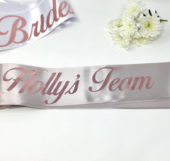 Bachelorette Sash | Bride Team | Bridal Sash