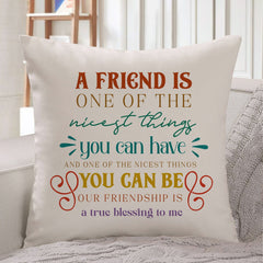 Best Friends Cushion, Christmas Birthday Far Away Gift For Friend