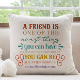 Best Friends Cushion, Christmas Birthday Far Away Gift For Friend