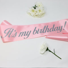 Birthday Sash | It'S My Birthday Sash | Birthday Girl Sash