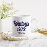 Birthday Year Mug, Vintage 2002 1992 1982 1972 Etc, Birthday Gift For Her Him, Gift For Him Or Her