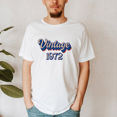 Birthday Year T-Shirt, Any Vintage Year, Unisex Birthday Top, Gift For Her Or Him
