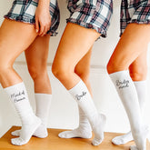 Bride Bridesmaid Maid Of Honour Socks, Cute Bridal Party Gift, Hen Party, Bachelorette