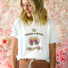 Cheers & Beers To King'S Coronation T-Shirt, Unisex For Men Women, King Charles Iii Coronation Celebrations Tee