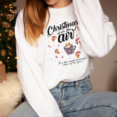 Christmas in the air Christmas jumper, Unisex Adult & Kids sizes, Christmas Shirt for Women and men