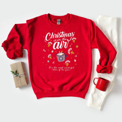 Christmas in the air Christmas jumper, Unisex Adult & Kids sizes, Christmas Shirt for Women and men
