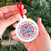 Coronation official emblem ornament, HM King Charles III gift for her him, King souvenir