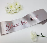 Custom Sash, Customize for Bachelorette, Birthday, Baby Shower Sash
