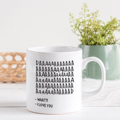 Cute Dad Mug, Funny Father'S Day Gift, Gift For New Dad, Daughter Gift, Son Gift