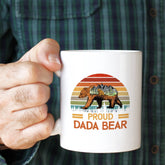 Dada Bear Mug, Gift For Dad, Father's Day Gift Papa Bear, Pregnancy Announcement