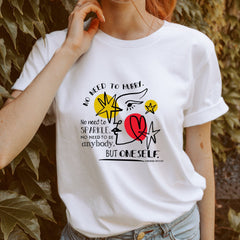 Feminist T-shirt, Virginia Woolf Quote, Book Lover Gift, Self Love Gift for her