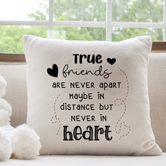 Friends Cushion, Christmas Birthday Far Away Gift For Friend