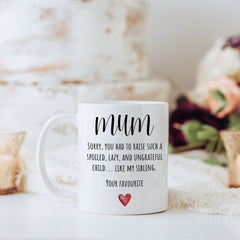Funny Mug Gift For Mum, Mother And Daughter Or Son, Mother'S Day Christmas Gift, Mummy New Mum Gift
