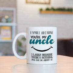 Funny Uncle Mug, Father'S Day Gift, Christmas Birthday Gift For Uncle, Present From Nephew Niece