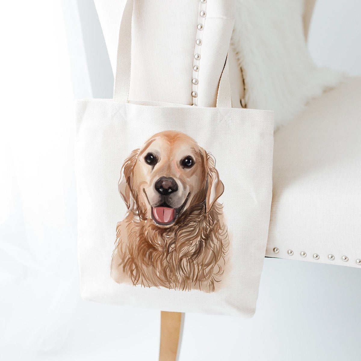 Golden retriever tote sales bag