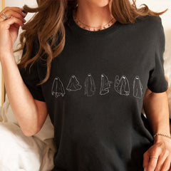 Halloween Jumper, T-Shirts Available, Black Party Outfit, Ghost Costume, Unisex Adult Kids Sizes