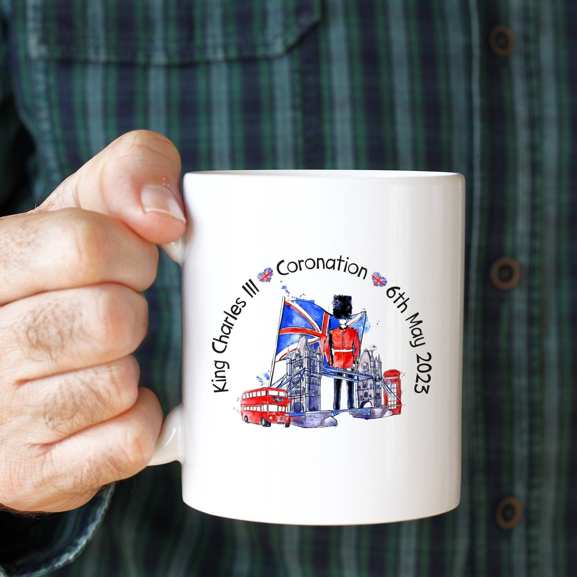 HM King Charles III Coronation mug God save the king Commemorative cup Celebration gift