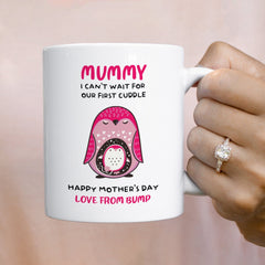 I Can'T Wait For Our First Cuddle Mug, First Mother'S Day Gift, New Mum