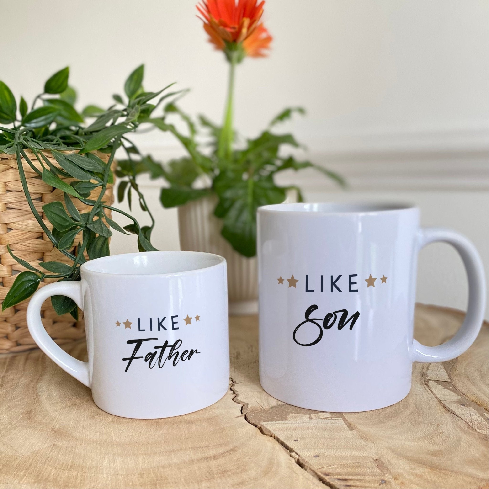 Like Father Like Son Matching Mug, Father's Day Gift, Daddy And Kids, Dada And Me