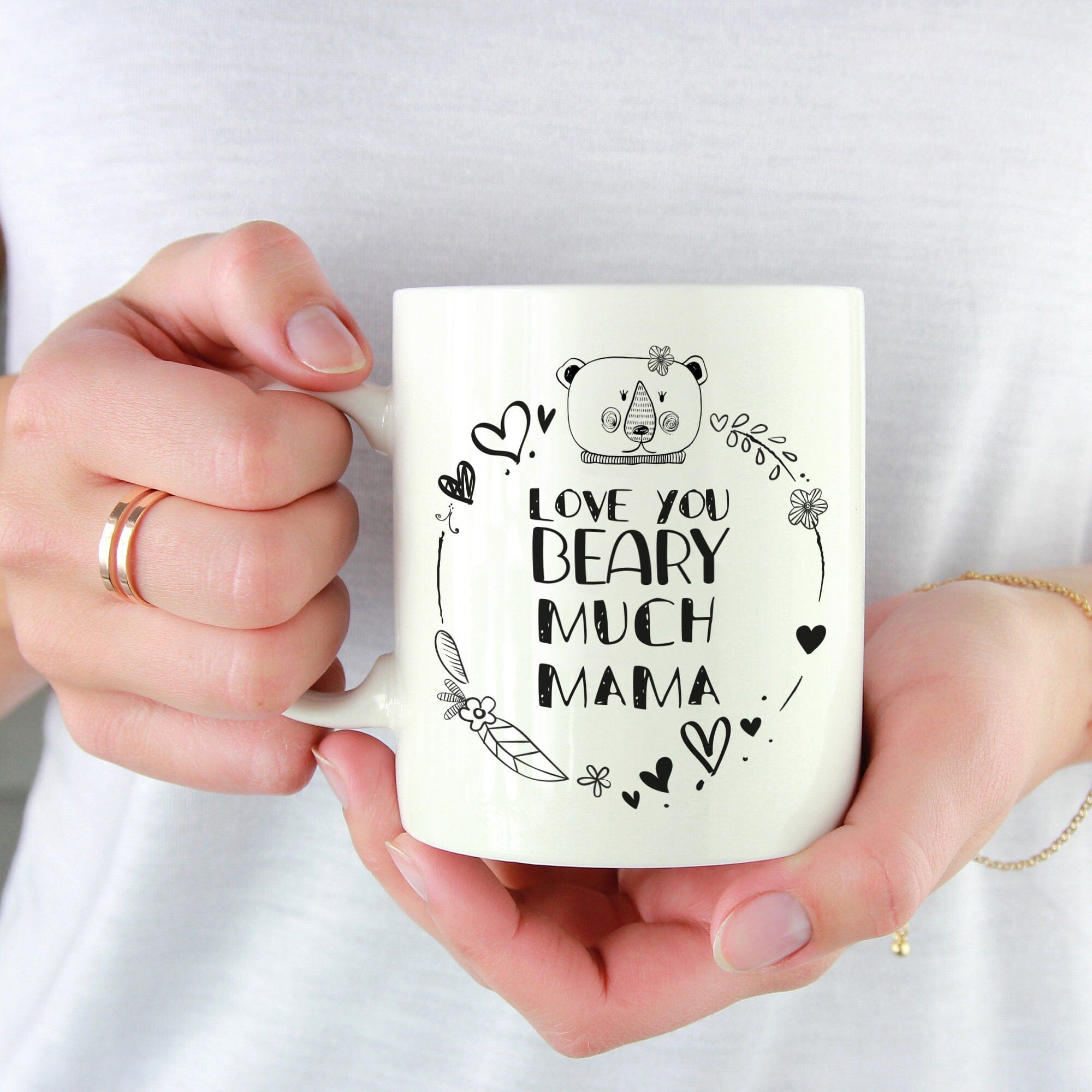 Love you beary much MAMA mug Mama bear gift for mum grandma Mother's day present Mummy