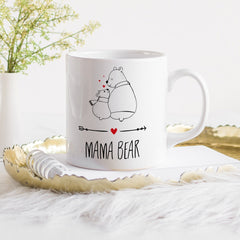 MAMA bear mug, Gift for mum, Mother's day present, Mummy mug, Mother bear