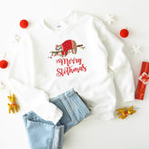 Merry Slothmas Christmas Jumper, Suitable for all family members, Matching Sloth , Xmas Outfit