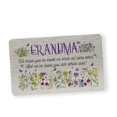 Mother's Day gift for nanny. Wallet Card for grandma, granny, nana, nanna, grandmother.