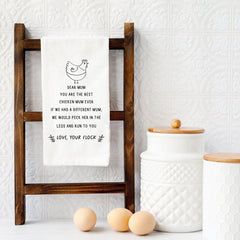 Mum Kitchen Tea Towel, Mother'S Day Gift For Mummy, Funny Birthday Christmas New Kitchen Housewarming