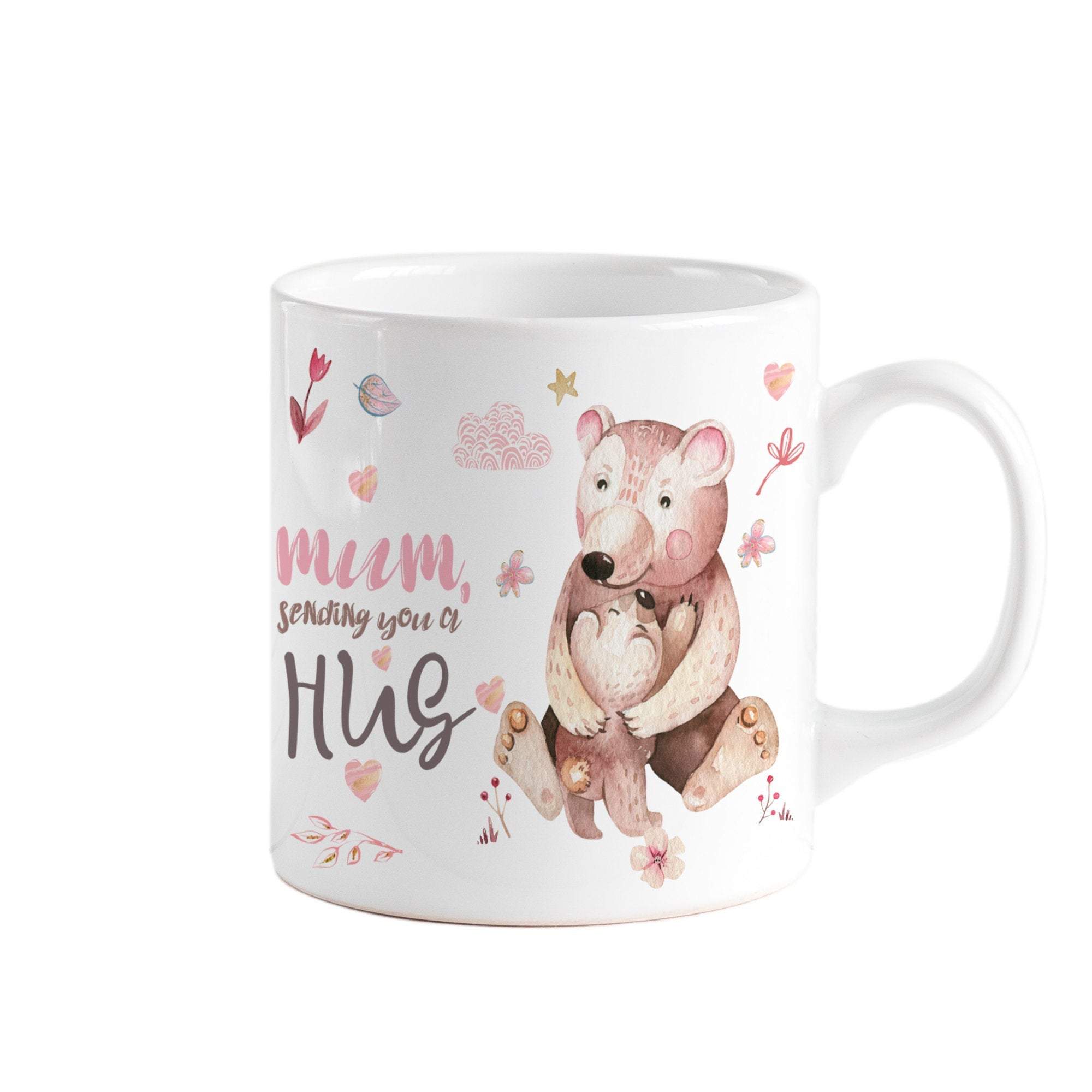 Mum sending you a hug mug, Cute Mother's Day Gift, Mother and baby, Mother Birthday Gift
