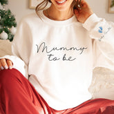 Mummy To Be Sweatshirt With Baby Name, Gift For New Mum, Pregnancy Sweat Top