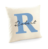 Name And Initial Cushion Cover, Unique Home Gift