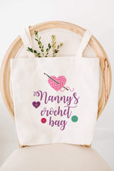 Nanny's crochet bag, Grandma gift, Tote Bag, Shopping Bag, Gift for Grandma, Nanny, granny, nana