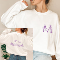 Personalised bride, bridesmaid, maid of honour, mother of the groom sweatshirt