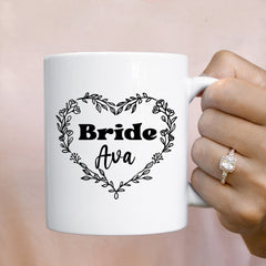 Personalised Bride Mug, Gift For The Bride, Bride To Be Mug, Engagement Gift