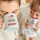 Personalised Christmas Family Matching Mug, Christmas Gift For Mum Dad Son Daughter, Daddy Mummy