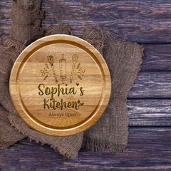 Personalised Engraved Wooden Chopping Board, Gift For Mum Dad Cheese Board, Mother'S Day Father'S Day