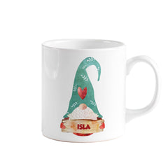 Personalised Gnome Christmas Name Mug, Gift For Him Or Her, Gonk Xmas, Nordic Style