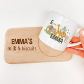 Personalised Kids Mug and Board with Child's Name Children Birthday Gift For Girl Boy