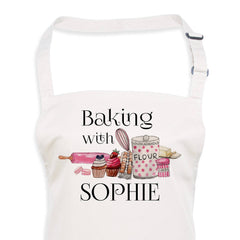 Personalised kitchen apron with name, Christmas Gift for her, Housewarming Gift