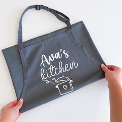 Personalised Kitchen Apron With Name Christmas Gift For Her Housewarming Mother's Day