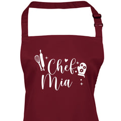 Personalised Kitchen Apron With Name, Christmas Gift For Her, Housewarming Mother'S Day Gift